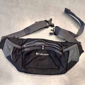 Columbia Black and Gray Waist Bag